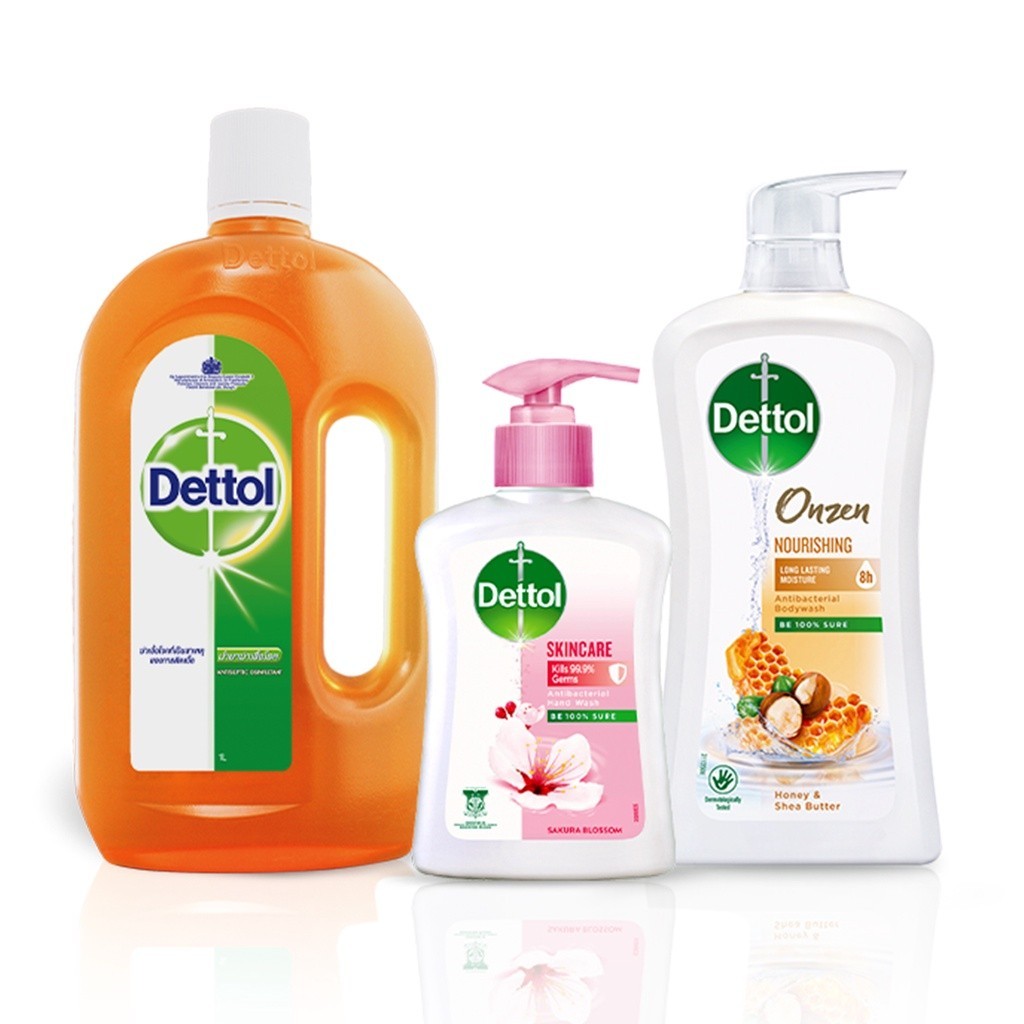 Bộ sản phẩm Dettol bảo vệ bé và gia đình khỏi mùa cúm