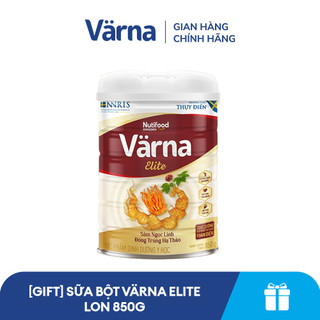  Sữa bột Värna Elite Lon 850g - Chứa Sâm Ngọc Linh Đông Trùng Hạ Thảo - Varna