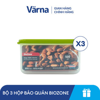  Bộ 3 hộp bảo quản thực phẩm khô Biozone