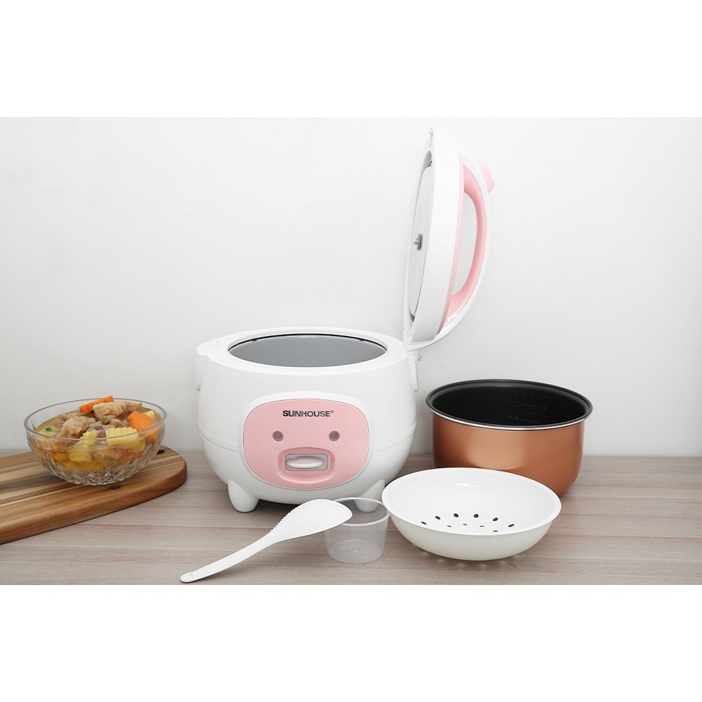 Nồi cơm nắp gài Sunhouse 1.2 lít SHD8217W - Hàng chính hãng