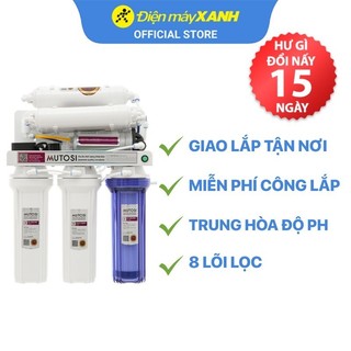 Máy lọc nước ro không vỏ mutosi mp-281 8 lõi - hàng chính hãng