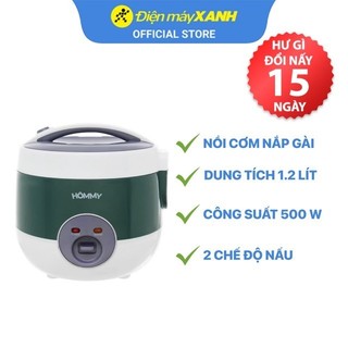 Nồi cơm nắp gài hommy jrc-120s 1.2 lít
