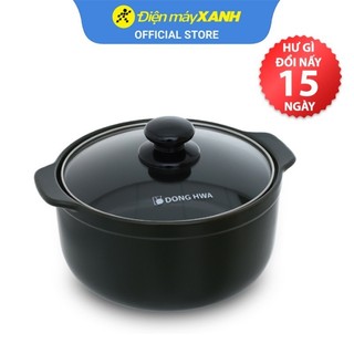 Nồi đất nắp kính 2.4 lít donghwa tucbeghi g-704h