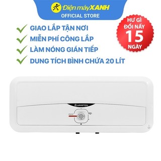 [FREESHIP] Máy nước nóng gián tiếp Ariston 20 lít 2500W SL2 20 R 2.5FE - MT