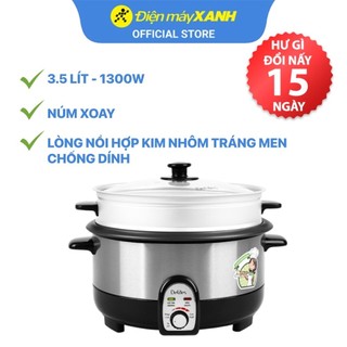 [Mã ELHA22 giảm 6% đơn 300K] Nồi lẩu điện Delites CBR35-80 3.5 lít