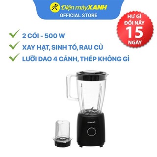 Máy xay sinh tố Kangaroo KG2B8 1.5 lít 500W xay sinh tố, rau củ, hạt - Chính hãng BH 24 tháng