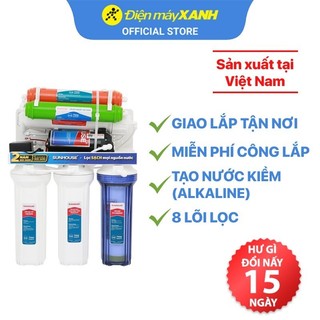 [FREESHIP] Máy lọc nước RO không vỏ Sunhouse SHA8878KV 8 lõi