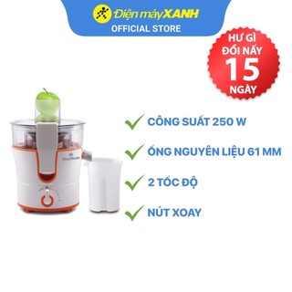 Máy ép trái cây bluestone jeb-6519 250 w - chính hãng bh 24 tháng - ống nguyên liệu 61 mm