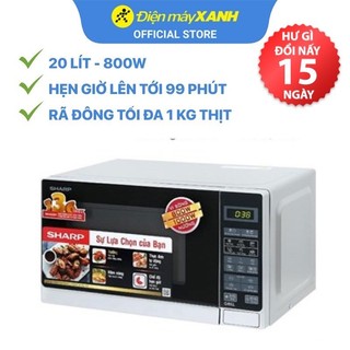 Lò vi sóng có nướng Sharp R-G272VN-S 20 lít 800 W - Chính hãng BH 1 năm