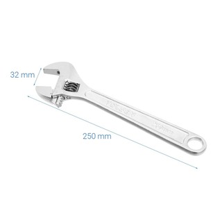 Mỏ lết cán trơn Tolsen 25cm 15003