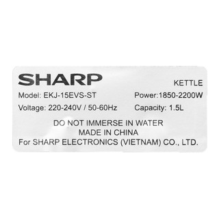 Bình đun siêu tốc Sharp 1.5 lít EKJ-15EVS-ST