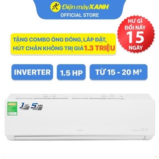 [FREESHIP] Máy lạnh TCL 1.5 HP Inverter TAC-13CSD/XA66 Tiết kiệm điện BH chính hãng 3 năm - Miễn Phí Lắp Đặt