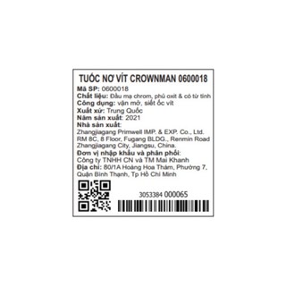 Tuốc nơ vít Crownman 0600018