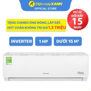 [FREESHIP] Máy lạnh Gree 1 HP Inverter GWC09PB-K3D0P4 Tiết kiệm điện BH chính hãng 3 năm - Miễn Phí Lắp Đặt