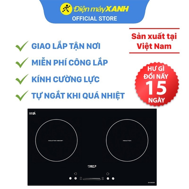 [FREESHIP] Bếp từ đôi Chef's EH - DIH220