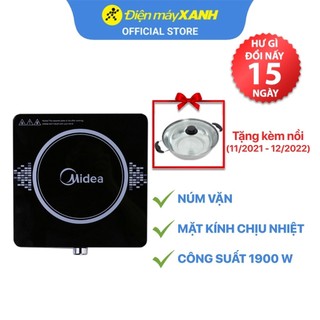Bếp từ Midea MI-K1917EF Đen