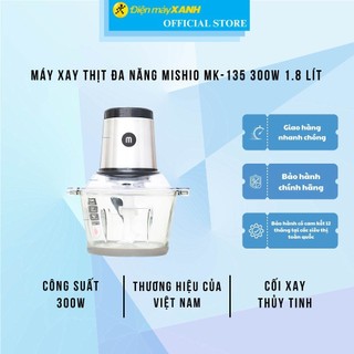 Máy xay thịt đa năng Mishio MK-135 300W 1.8 lít - Hàng chính hãng