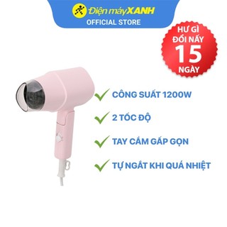 Máy sấy tóc Delites PH1920 1200W gấp gọn 2 tốc độ sấy - Chính hãng BH 12 tháng