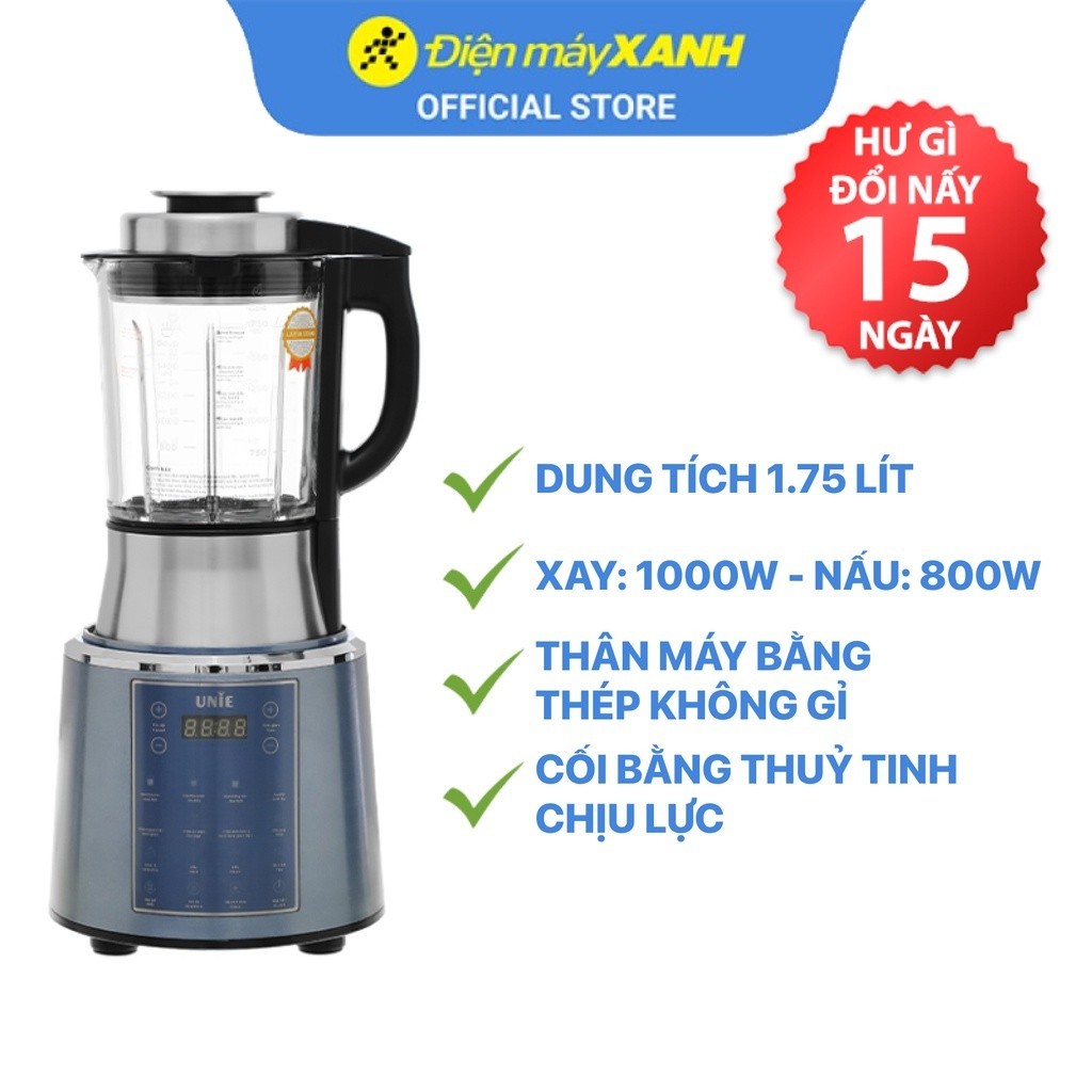 Máy làm sữa hạt đa năng Unie V6