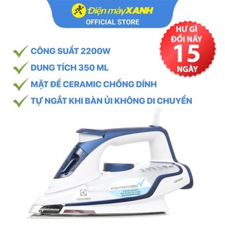 Bàn ủi hơi nước electrolux esi6123
