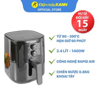 Nồi chiên không dầu Philips HD9200/90 4.1L/2.4L- Hàng chính hãng