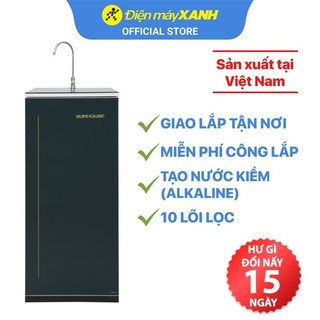 Máy lọc nước ro sunhouse sha88116k 10 lõi