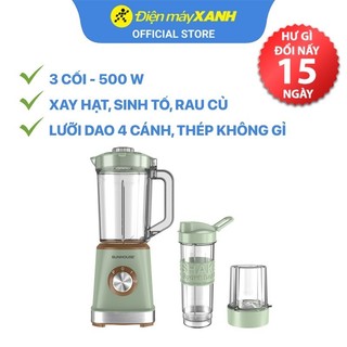 Máy xay đa năng Sunhouse SHD5315G 1.2 lít 500W xay hạt, sinh tố, rau củ - Chính hãng BH 12 tháng
