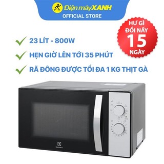 Lò vi sóng electrolux emg23k38gb 23 lít 800 w - chính hãng bh 2 năm
