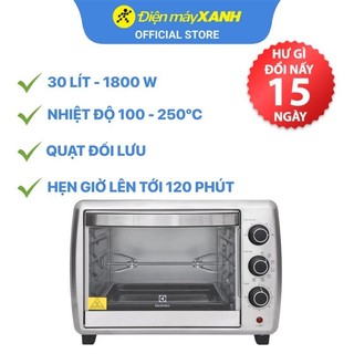 Lò nướng electrolux eot30mxc 30 lít