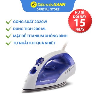 Bàn ủi hơi nước panasonic pabu-ni-e510tdra