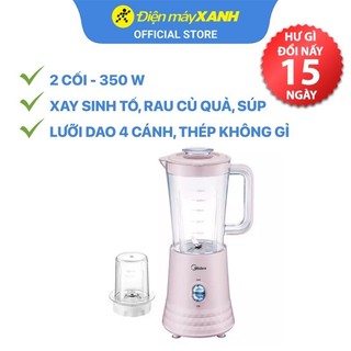 Máy xay sinh tố midea mj-bl35 1.2 lít 350w xay sinh tố, rau củ, súp, hạt, gia vị - chính hãng bh 12 tháng