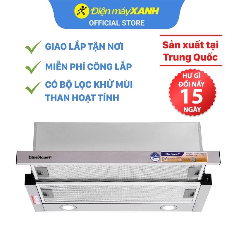 [FREESHIP] Máy hút mùi âm tủ BlueStone HOB-8725