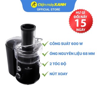 Máy ép trái cây Bluestone JEB 6535 600 W - Chính hãng BH 24 tháng - Ống nguyên liệu 68 mm