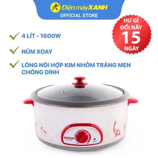 Nồi lẩu điện sunhouse sh-525l 4 lít