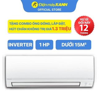 [FREESHIP] Máy lạnh 2 chiều Daikin 1 HP Inverter FTHF25VAVMV Tiết kiệm điện BH chính hãng 1 năm - Miễn Phí Lắp Đặt