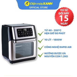 Nồi chiên không dầu Kalite Q10 10L/10L công suất 1800W - Hàng chính hãng BH 12 tháng