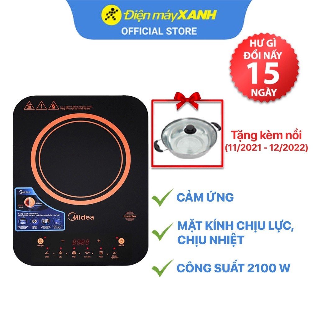 Bếp từ Midea MI-T2121DB