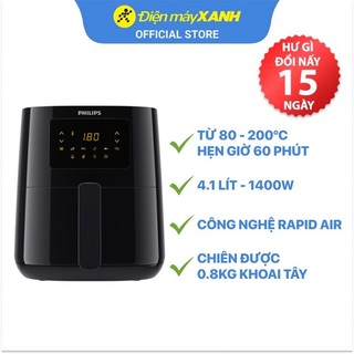 Nồi chiên không dầu Philips HD9252/90 4.1L/2.4L- Hàng chính hãng