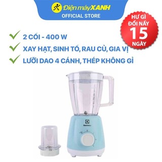 Máy xay sinh tố electrolux ebr3416 1.25 lít 400w xay hạt, sinh tố, rau củ, gia vị - chính hãng bh 24 tháng