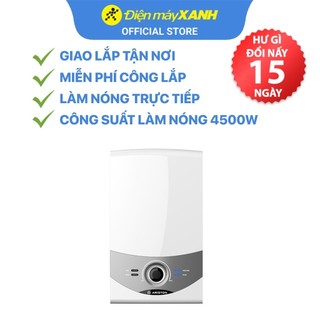 [FREESHIP] Máy nước nóng trực tiếp Ariston 4500W Aures SM45E SBS VN