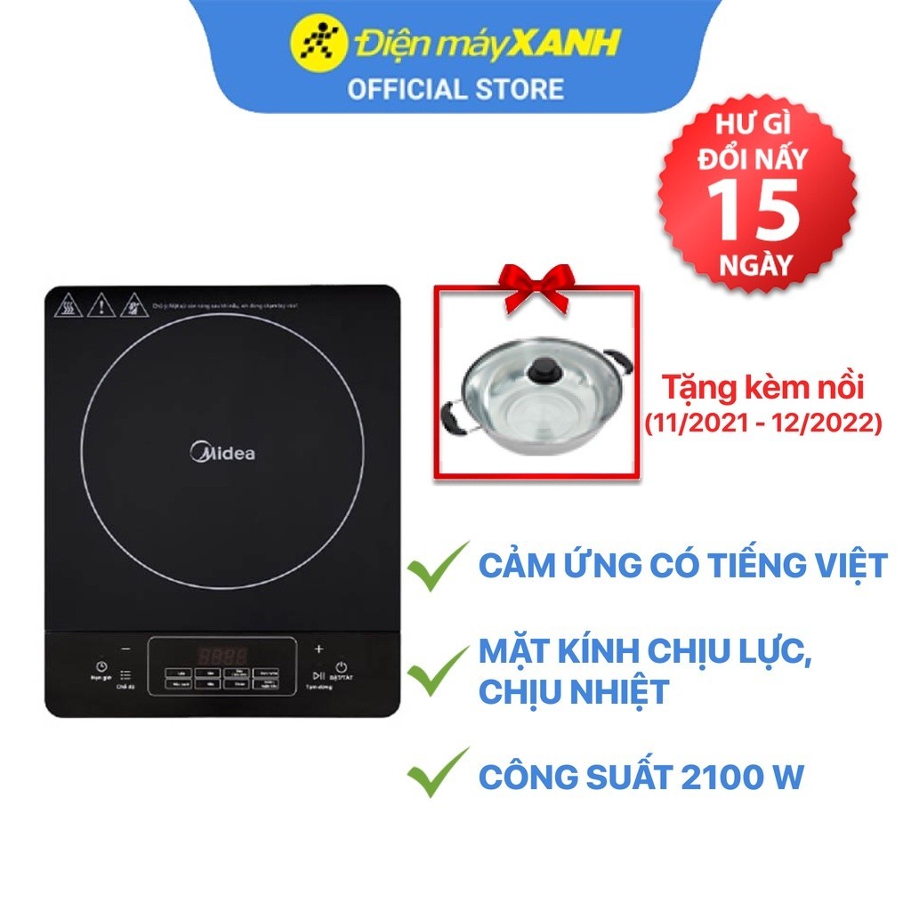 Bếp từ Midea MI-T2120DG