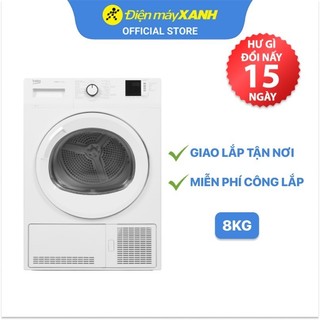 Máy sấy ngưng tụ beko 8 kg du8133ga0w
