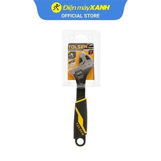 Mỏ lết cán nhựa đen tolsen 25cm 15310