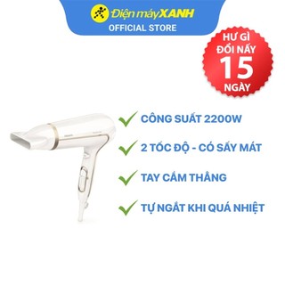Máy sấy tóc philips hp8232 2200w tự ngắt khi quá nhiệt 2 chế độ - chính hãng bh 24 tháng