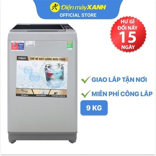 [FREESHIP] Máy giặt Aqua cửa trên MultiJet 9 Kg AQW-S90CT H2 - Chính hãng BH 24 tháng - Miễn phí lắp đặt