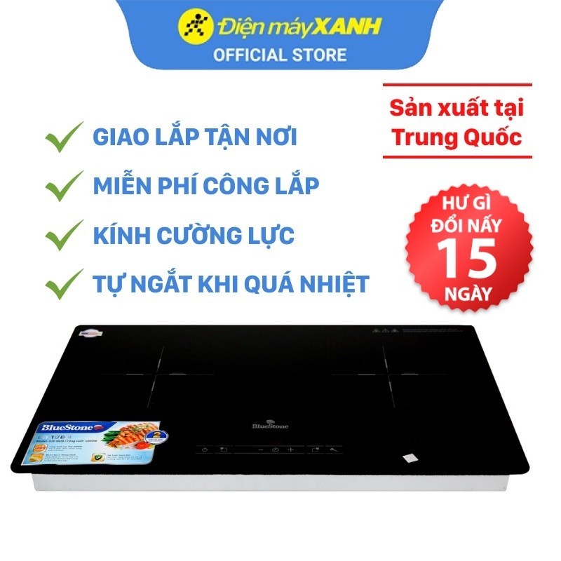 [FREESHIP] Bếp điện từ đôi lắp âm Bluestone ICB-6818