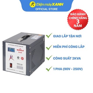 Ổn áp robot 1 pha 2kva 90