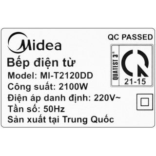Bếp từ Midea MI-T2120DD