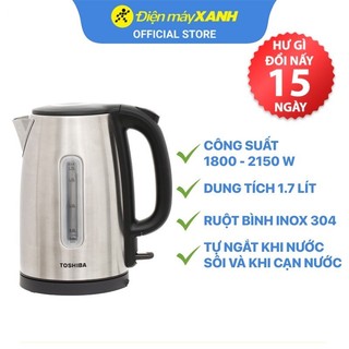 Bình đun siêu tốc toshiba 1.7 lít kt-17sh1nv