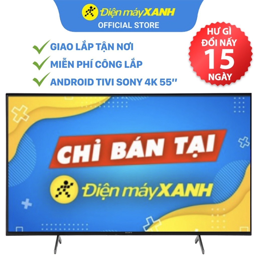 [FREESHIP] Android Tivi Sony 4K 55 inch KD-55X85J